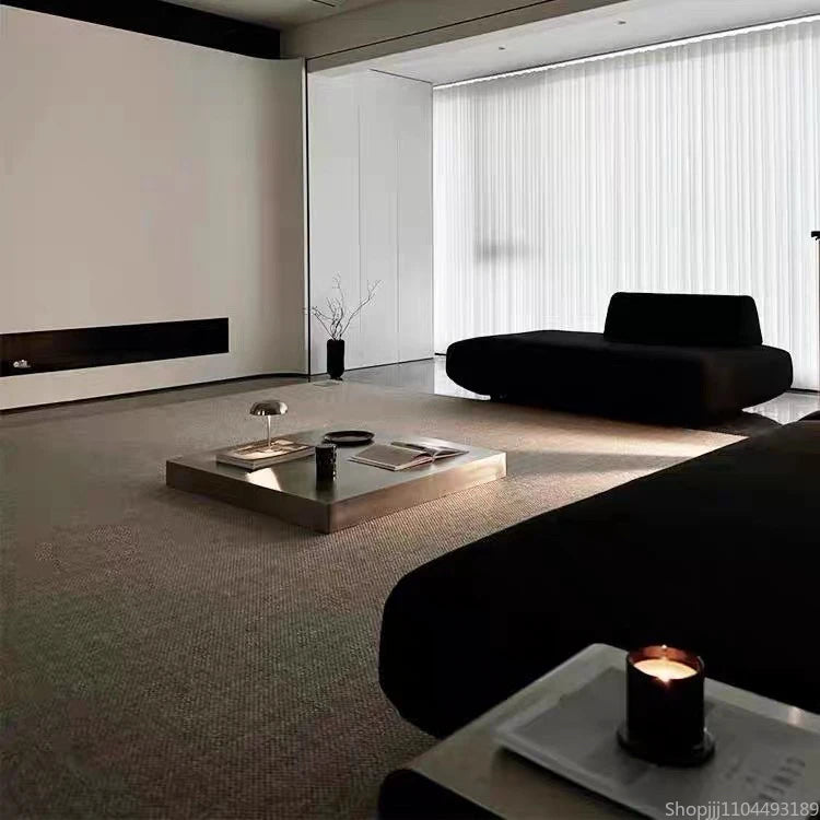 Bedside Table Minimalist Stainless Steel Cabinet Table Several Integrated Molding Storage Cabinets End Table Furniture - Bakesbyemily.com