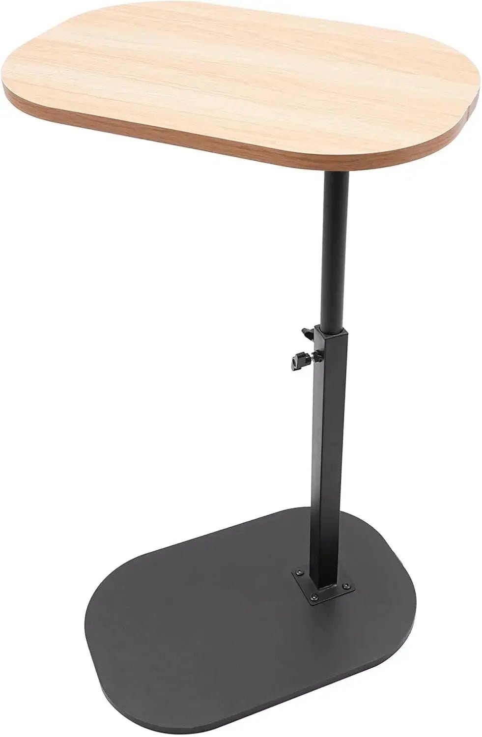 C - Shaped Side Table, Height Adjustable Coffee Table, Living Room Coffee Table, 360° Swivel and Multi - Angle Tilt for Living Room - Recipeliebe.com