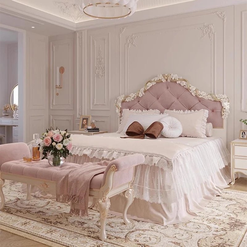 Clear Decoration Bed Lounge Unique Creative Designer Modern Luxury Nordic Bed Save Space Girls Letto Matrimoniale Home Products - Recipeliebe.com