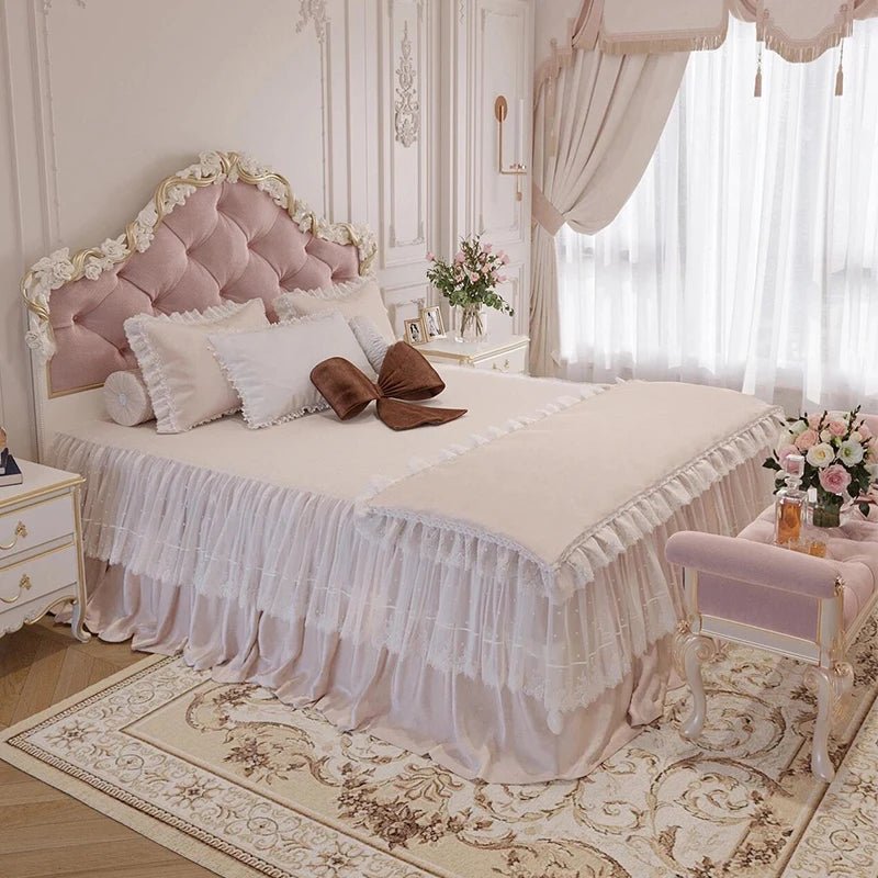 Clear Decoration Bed Lounge Unique Creative Designer Modern Luxury Nordic Bed Save Space Girls Letto Matrimoniale Home Products - Recipeliebe.com