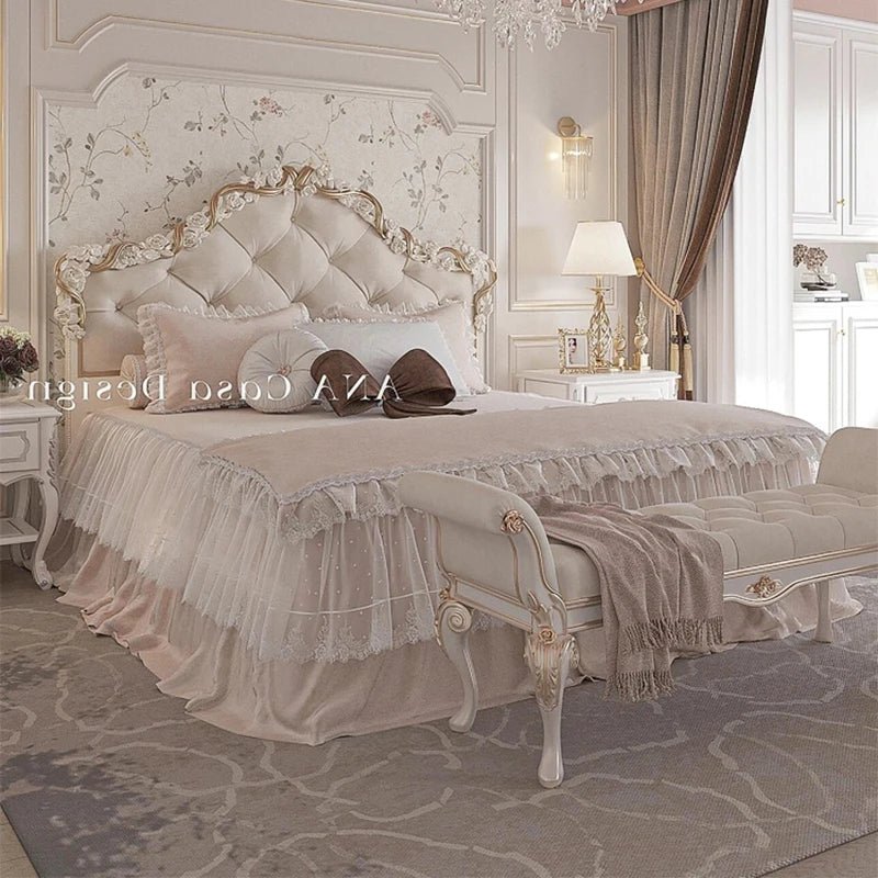 Clear Decoration Bed Lounge Unique Creative Designer Modern Luxury Nordic Bed Save Space Girls Letto Matrimoniale Home Products - Recipeliebe.com