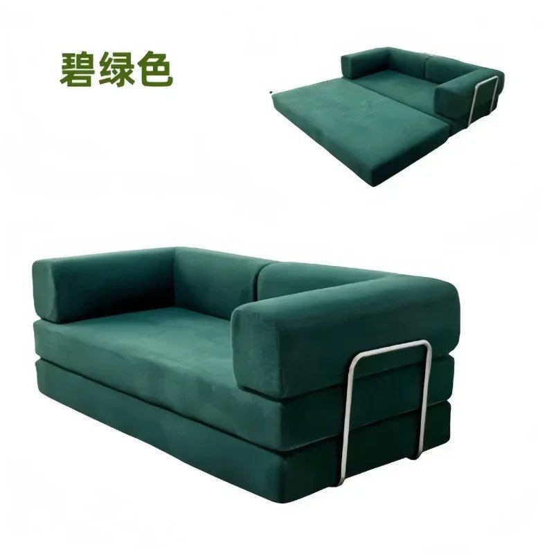 Corduroy Compression Sofa Bed Vacuum Customizable Simple Retro Vacuum Compressed Sofa Living Room Foldable Washable - Recipeliebe.com