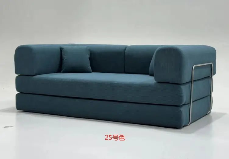 EU warehouse 2025 washable corduroy modular compression sofa 200 cm sleeper sofa bed for living room furniture - Recipeliebe.com