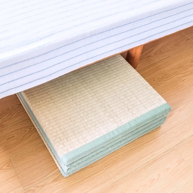 Folding JapaneseComfortable Tatami Mattress Mat Rectangle Large Foldable Floor Straw Mat For Sleeping Tatami Mat Flooring - Recipeliebe.com