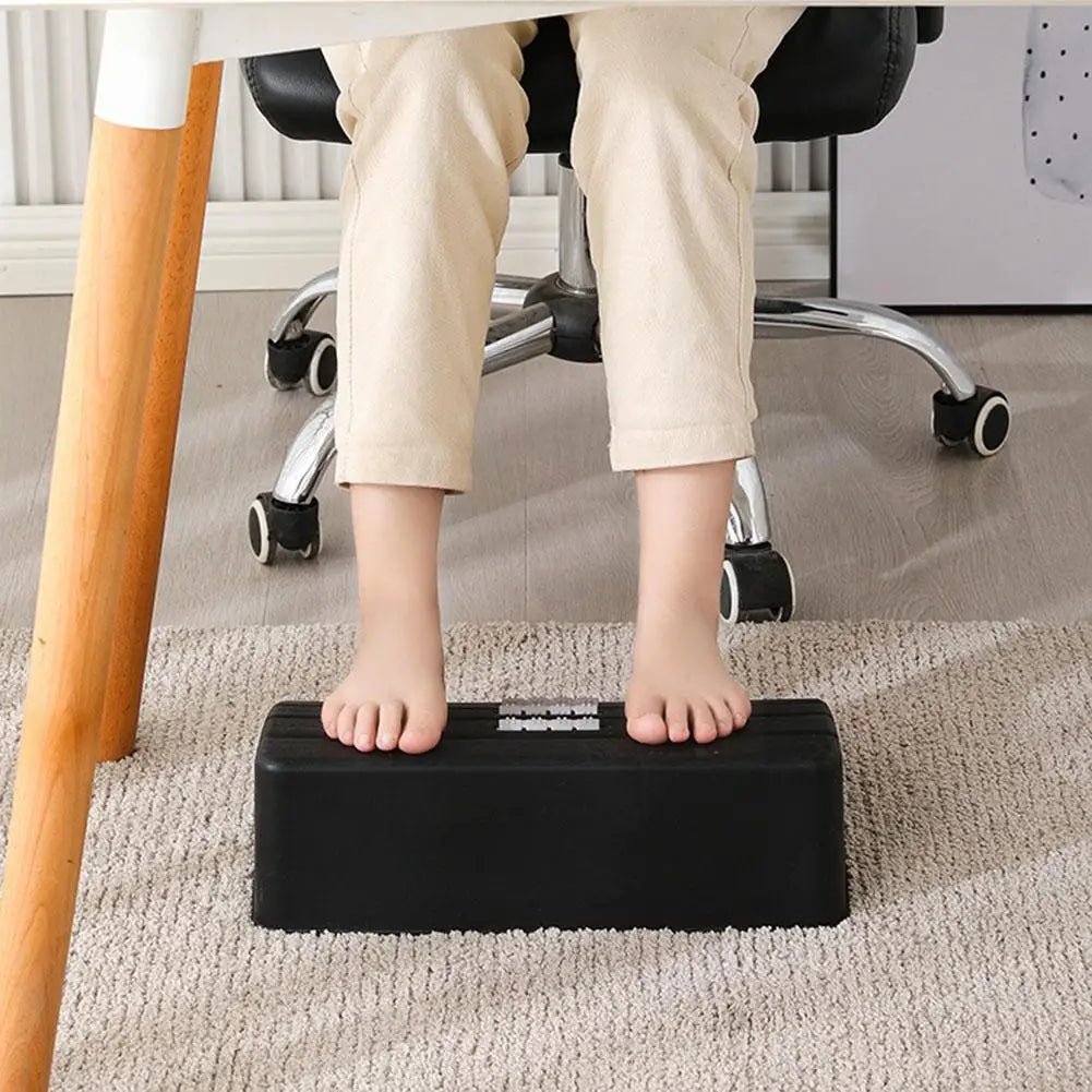 Foot Rest Under Desk Foot Rest Massage Pad Ergonomic Footrest Stool for Home Office Bathroom Travel K0R1 - Recipeliebe.com
