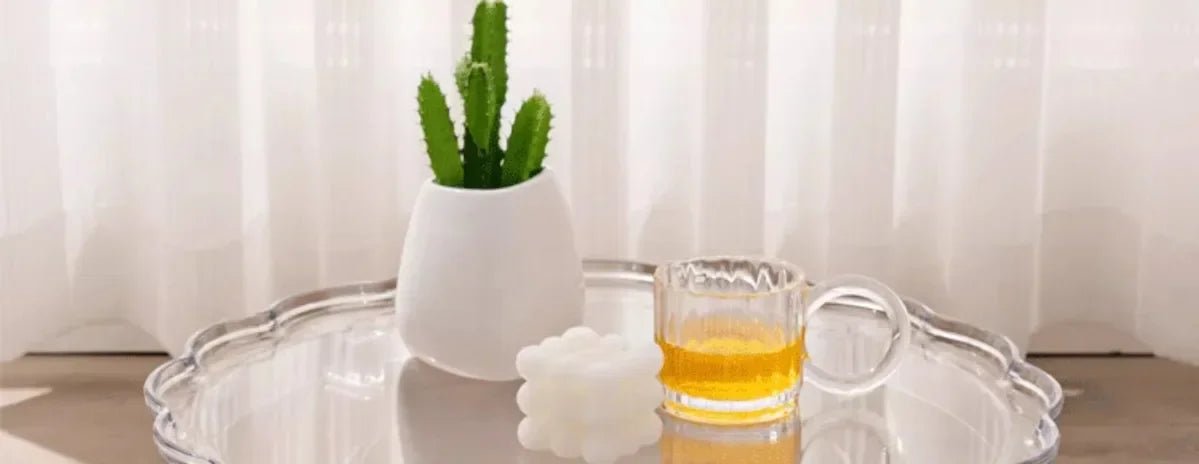 Furniture Nordic, Coffee Table, Simple, Home, Small Round Table, Balcony, Designer, Acrylic, Transparent, Round, Living Room, Co - Bakesbyemily.com