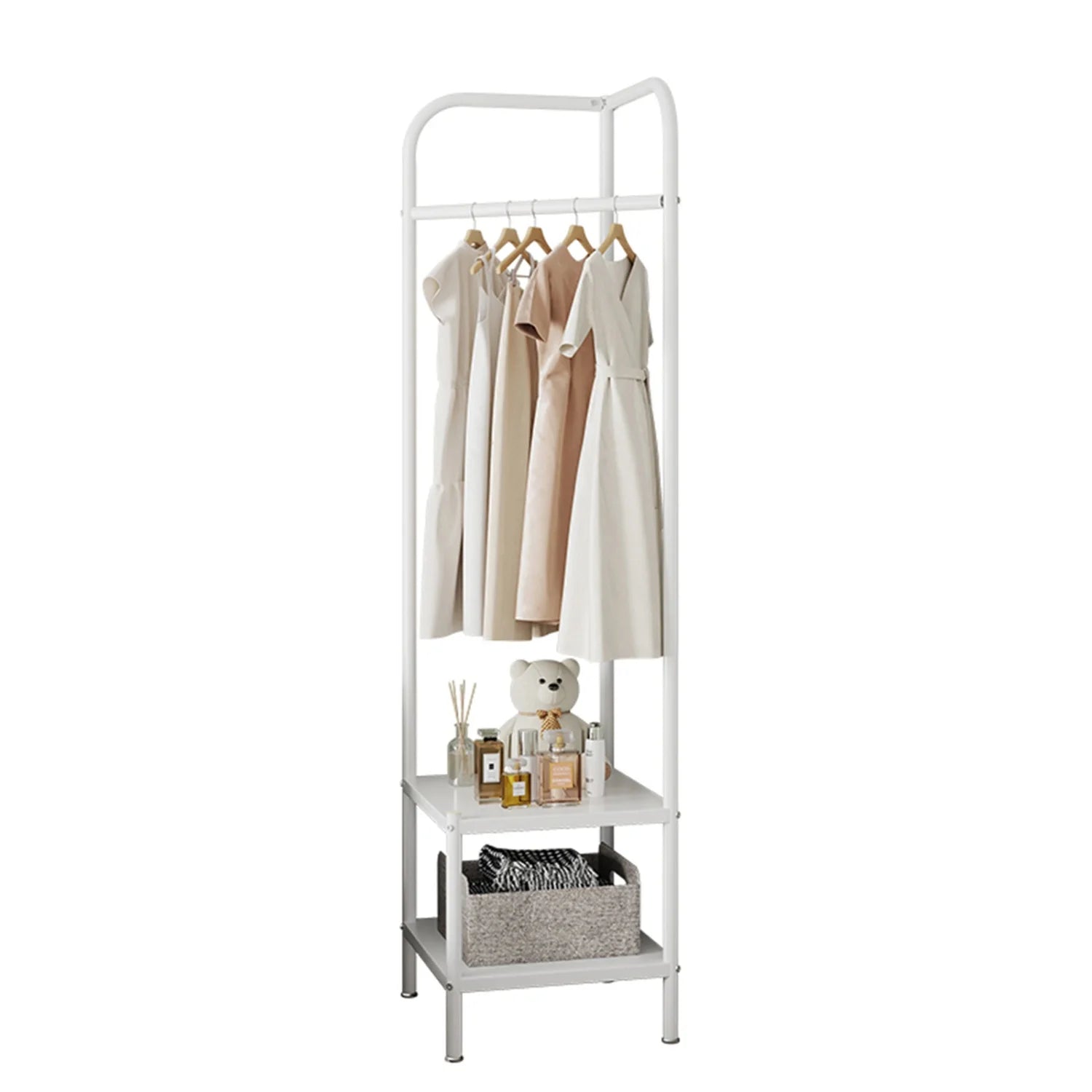 Metal Corner Coat Rack,Freestanding Coat Stand,Clothes Rack Clothes Stand,Clothing Rack Coat Hanger Stand for Entryway Hallway - Recipeliebe.com