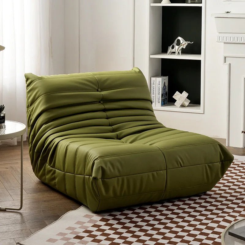 MOMO Nordic Tatami Single Togo Sofa Recliner Celebrity Balcony Caterpillar Sofa Simple Casual Lazy Sofa Creative Furniture - Recipeliebe.com