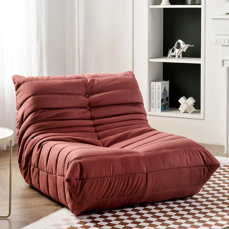 MOMO Nordic Tatami Single Togo Sofa Recliner Celebrity Balcony Caterpillar Sofa Simple Casual Lazy Sofa Creative Furniture - Bakesbyemily.com