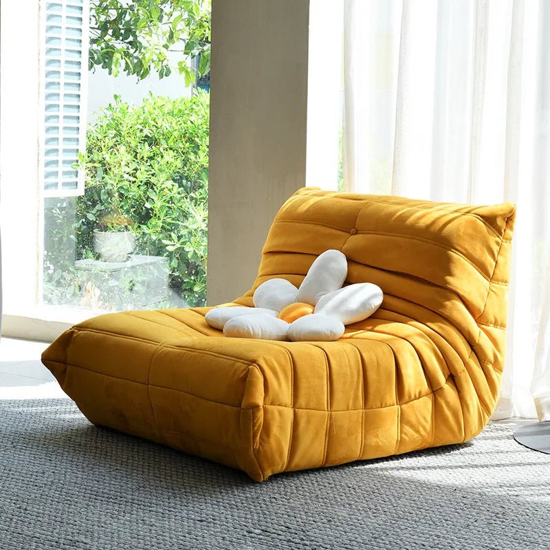 MOMO Nordic Tatami Single Togo Sofa Recliner Celebrity Balcony Caterpillar Sofa Simple Casual Lazy Sofa Creative Furniture - Bakesbyemily.com