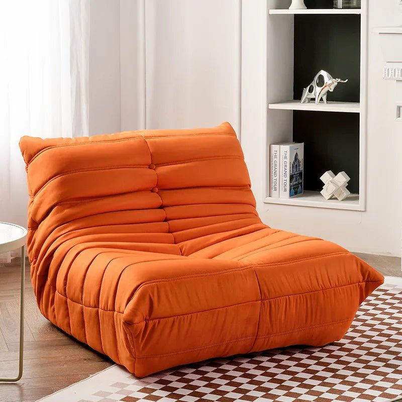 MOMO Nordic Tatami Single Togo Sofa Recliner Celebrity Balcony Caterpillar Sofa Simple Casual Lazy Sofa Creative Furniture - Bakesbyemily.com