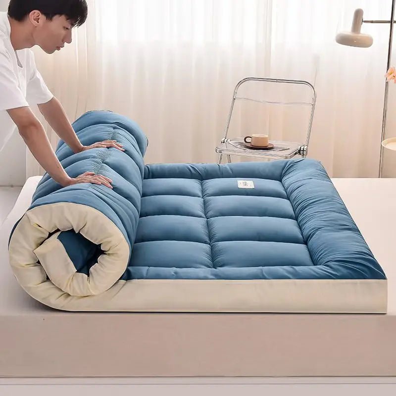 NewestFoldable Lightweight Portable Sleeping Pad/Tatami Mat Japanese Futon Mattress Soft Fabric,Easy Storage & Travel Mattress - Bakesbyemily.com