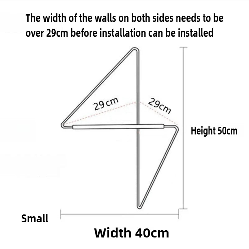 Nordic Wood Wall Hanger Clothes Rack Corner Hat Rack Wall Decoration Corner Clothes Organizer Portable Wall Storage Furniture - Bakesbyemily.com