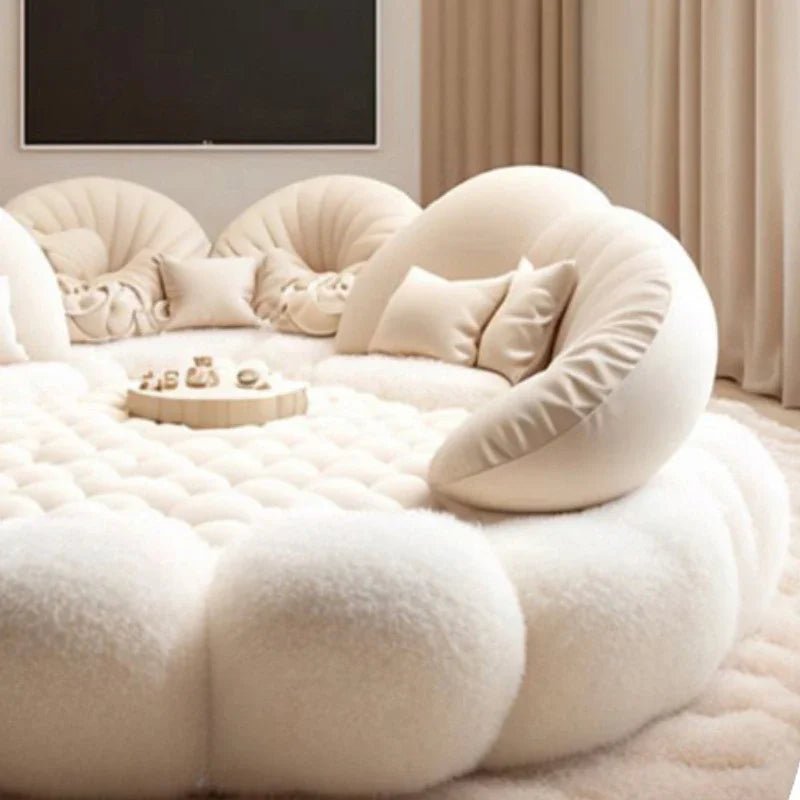 Round Aesthetics Soft Bed Frame European Full Master Bedroom Hotel Create Bed King Size Fashionable Modern Cama Casal Furniture - Recipeliebe.com