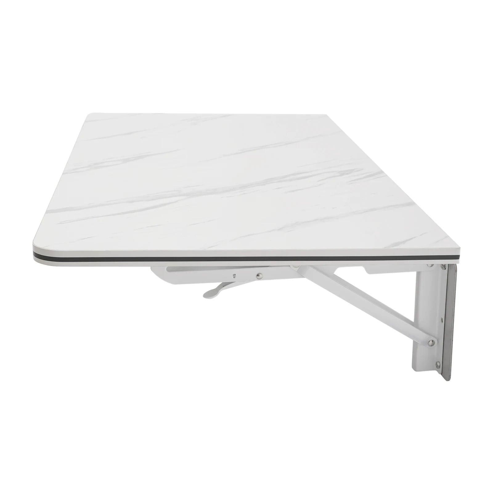 Rust - Proof Wall - Mounted Folding Table Easy to Clean Wall Mounted Folding Table for Bedroom/Living Room/Study/Kitchen - Bakesbyemily.com