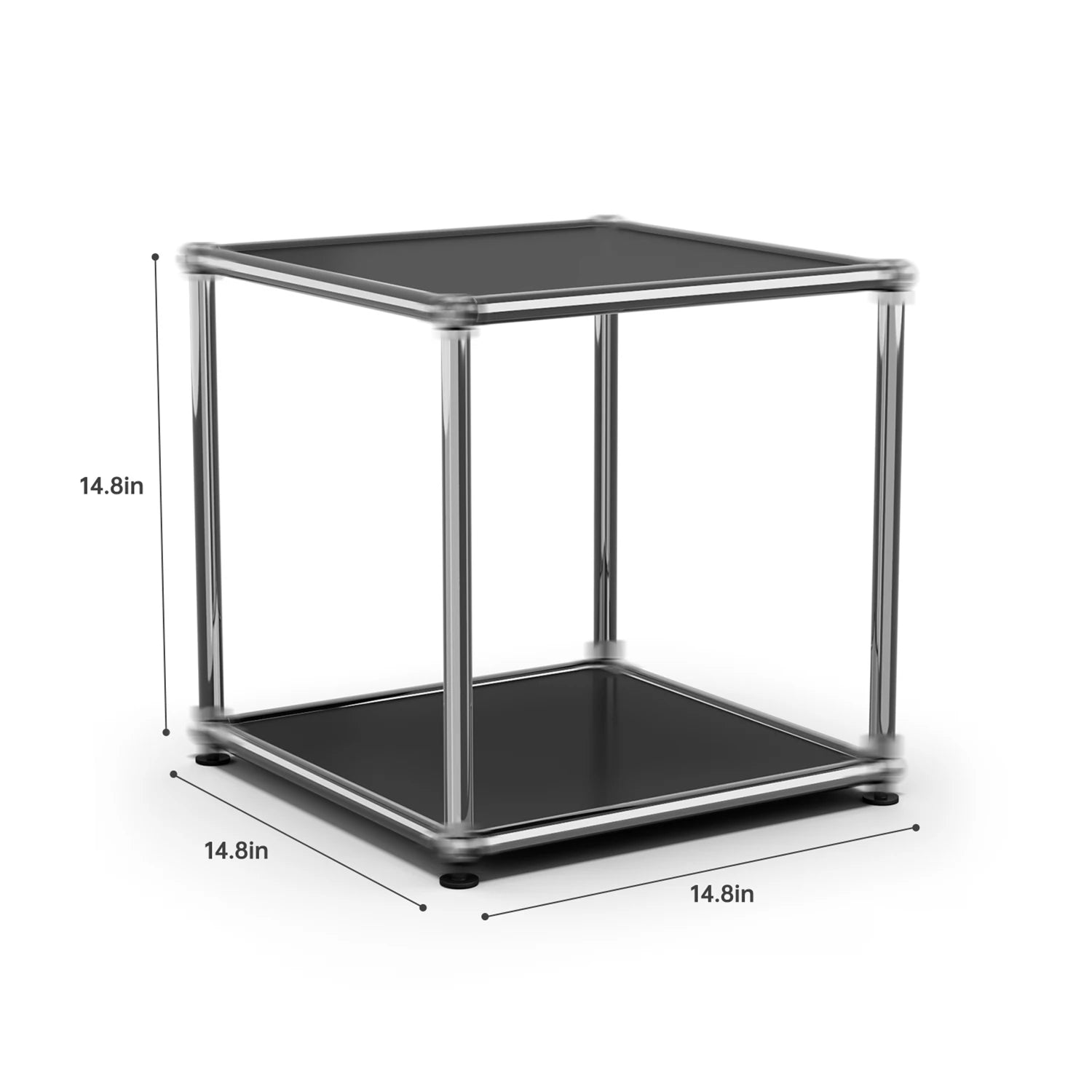 Storage Cabinet Storage Shelf Stainless Steel Metal Board Living Room Cabinet Sideboard Cabinet Modular Furniture - No Keys - Recipeliebe.com