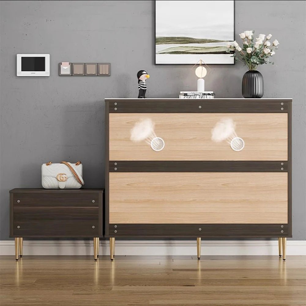 White Drawers Shelf Shoe Rack 3 Layers Narrow Save Space Shoe Cabinet Vertical Entrance Hall Meuble A Chaussures Home Furnitures - Bakesbyemily.com