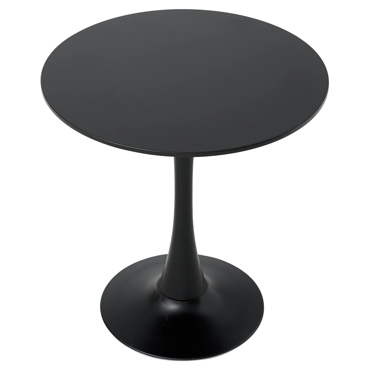 White Round Table Fixed Gina Kitchen Dining Room Living Room Nordic Modern Style Furniture Small Balcony Table 70CM - Bakesbyemily.com